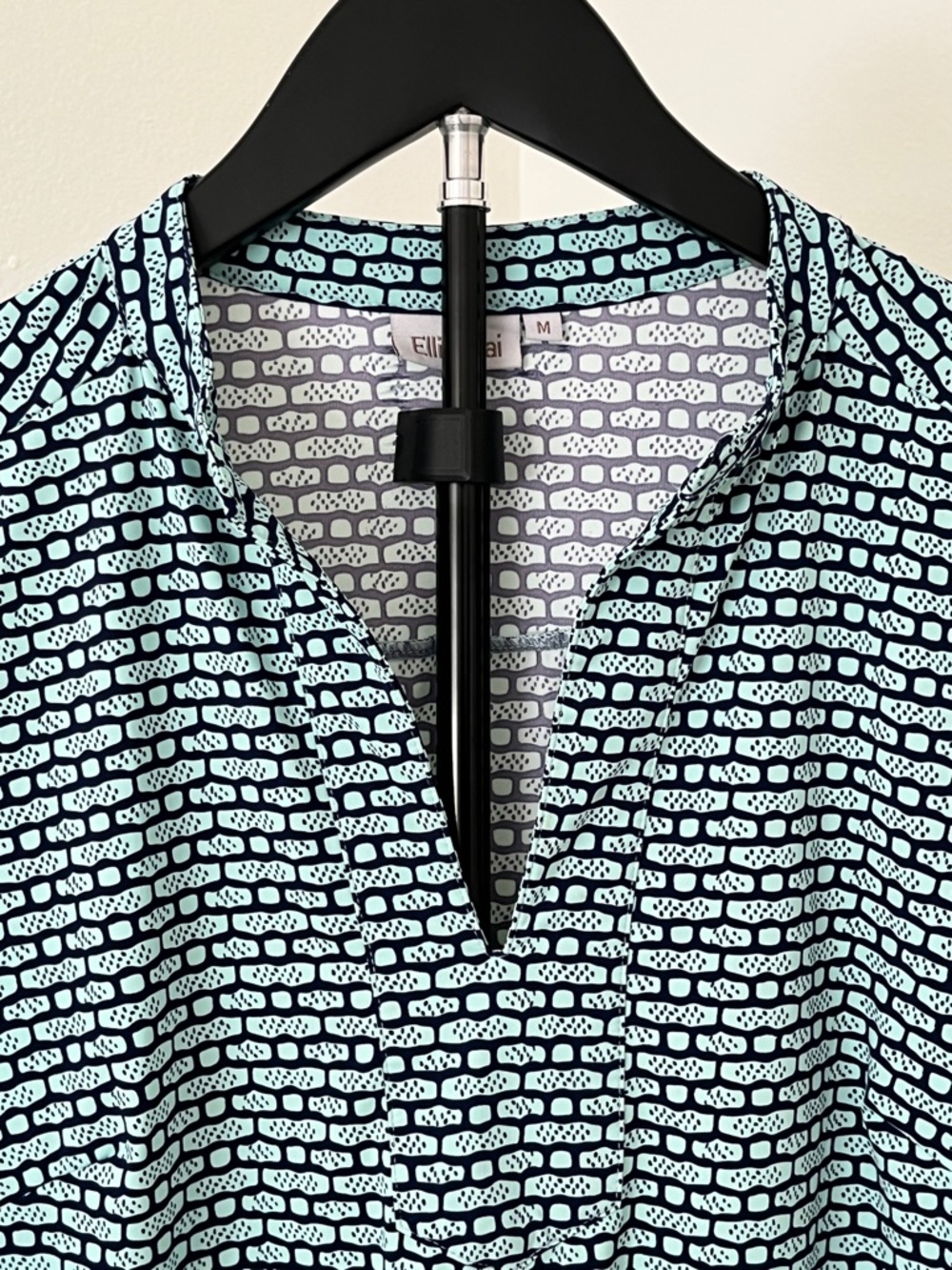NWOT 🐚 Ellie Kai Relaxed Aqua Tunic | Beach Club Coastal Chic - Picture 3 of 14